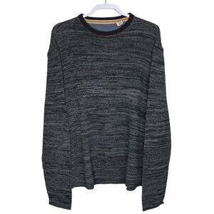 Carbon 2 Cobalt Sweater Mens XL Wool Blend Crew Neck Grunge Preppy Casual Marled